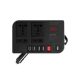 CAR INVERTER D-IV02 محول طاقة السيارة 300 واط DC 12V/24V إلى 220V AC مع 4 منافذ USB للشحن السريع و 2 مقبس عالمي مع شاشة LED متعددة
