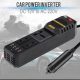 CAR INVERTER D-IV01 عاكس كهربائي للسيارة 200 واط، تيار مستمر 12 فولت الى تيار متردد 220 فولت مع 4 منافذ USB ولاعة سجائر