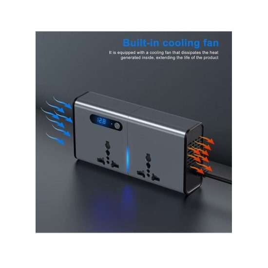 CAR INVERTER D-IV03 محول طاقة للسيارة بقدرة 200 واط