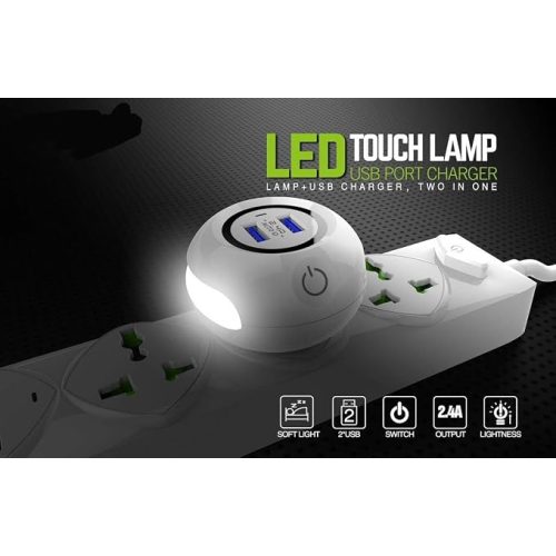 شاحن بافين PC566E متعدد الاستخدامات 2 في 1 مصباح يدوي LED + منفذي USB بقوة 2.4 أمبير شاحن بافين PC566E متعدد الاستخدامات 2 في 1 مصباح يدوي LED + منفذي USB بقوة 2.4 أمبير