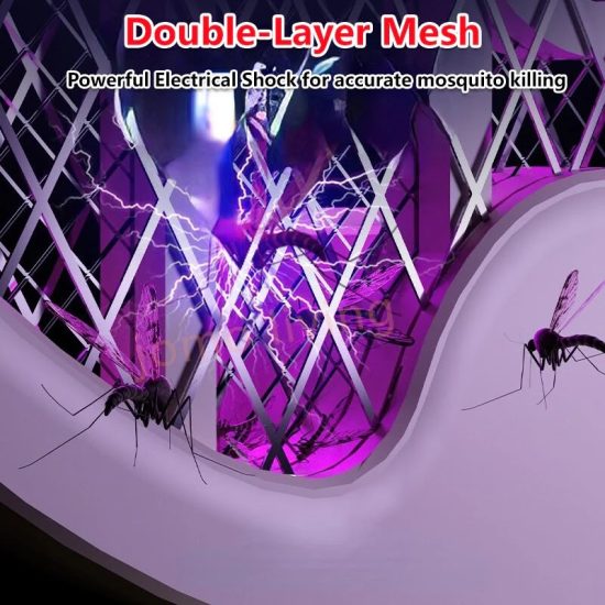 ELECTRIC MOSQUITO SWATTER   مضرب كهربائي قابل للطي لقتل البعوض