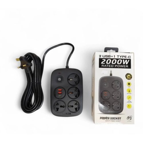 توصيلة POWER SOCKET 2000W 2METER