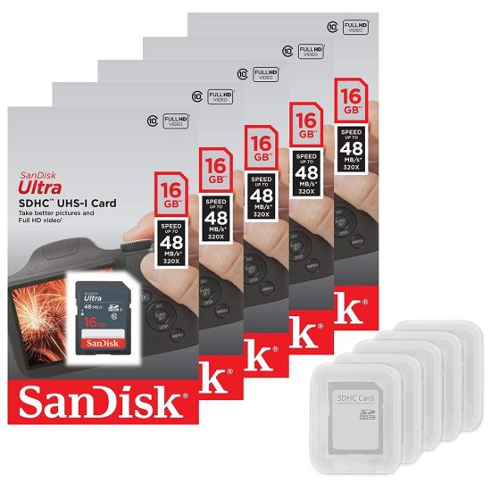 ذاكرة سانديسك 16GB SANDISK ULTRA