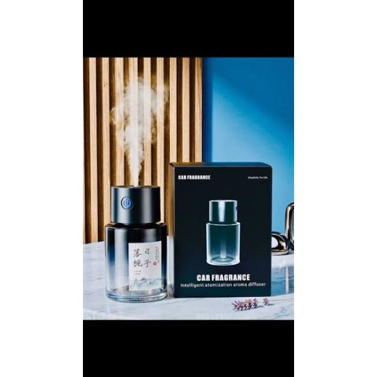 CAR FRAGRANCE معطر سياره فواحة عطرية ذكية مضيئة للسيارة تعمل بالشحن - 140 مل