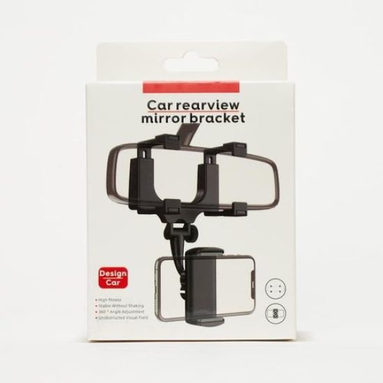 حامل هاتف قابل للطي والتعديل بزاوية 360 درجة car rear view mirror bracket 