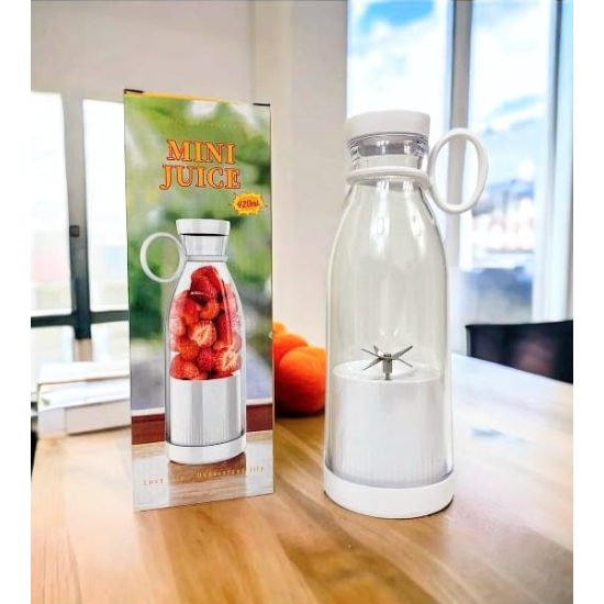 MINI JUICE خلاط الفواكه والعصائر الذكي المحمول (MINI JUICE Portable Blender - 420ml).  A-785
