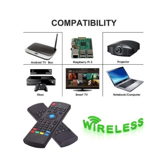 ريموت ماوس لاسلكي للتلفزيون Air Fly Mouse ريموت ماوس لاسلكي للتلفزيون Air Fly Mouse