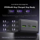شاحن متنقل أورايمو بور نوڤا بمنفذ USB-C ومنفذين USB وبسعة 20000 مللي أمبير وبقوة 22.5 واط - أسود