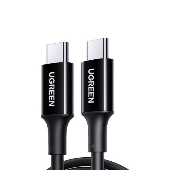 Ugreen L502 USB-C to USB-C Braided Cable 1m 100w كيبل يوجرين مضفر آسود