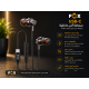 سماعة أذن سلكية ربل تايب سي من نوع FOX CORE، FC-313