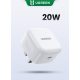 يوجرين شاحن جداري منفذ تايبسي  ugreen 20w