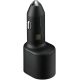 شاحن السيارة الثنائي السريع للغاية من سامسونج مع كيبل تايب سي (Samsung Super Fast Dual Car Charger)، 