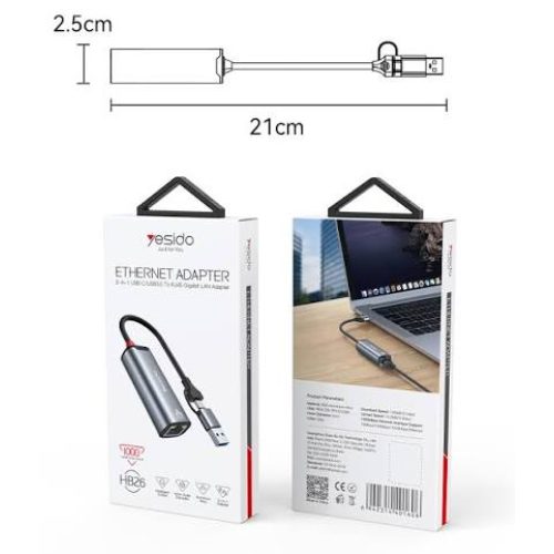 Yesido ETHERNET ADAPTER HB26