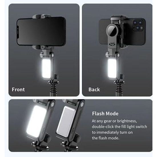 ستاند مانع اهتزاز ومثبت ذكي للهواتف (Gimbal Stabilizer)<> موديل<> Q18