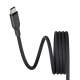 سلك شاحن امباور بانزر جلاس Magnetic من USB-C إلى USB-C بطول 1.5 م وبقوة 240 واط - أسود