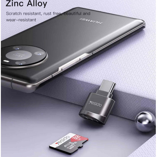CARD READER - قارئ ذاكرة Type-cمن yesido-GS19