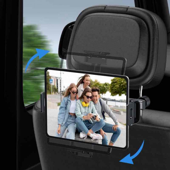 Yesido C135 مسند رأس السيارة في المقعد الخلفي للمقعد اللوحي / حامل الهاتف