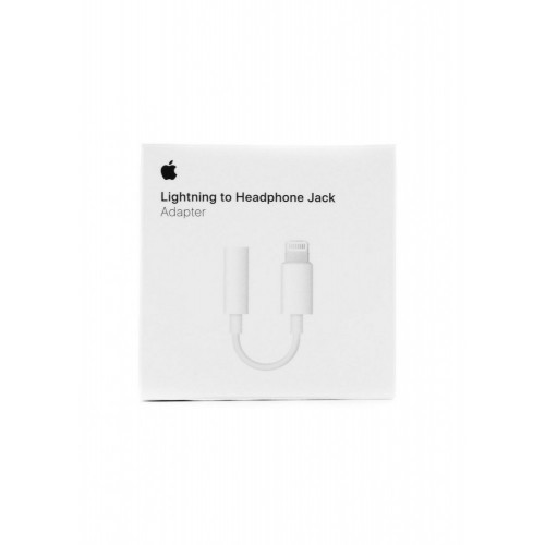 أبل وصله محول من لايتنج إلى جاك 3.5 ملم، ابيض أبل وصله محول من لايتنج إلى جاك 3.5 ملم، ابيض
