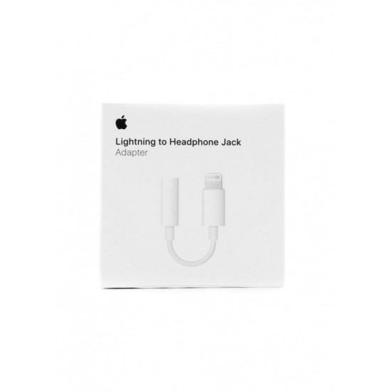 أبل وصله محول من لايتنج إلى جاك 3.5 ملم، ابيض أبل وصله محول من لايتنج إلى جاك 3.5 ملم، ابيض