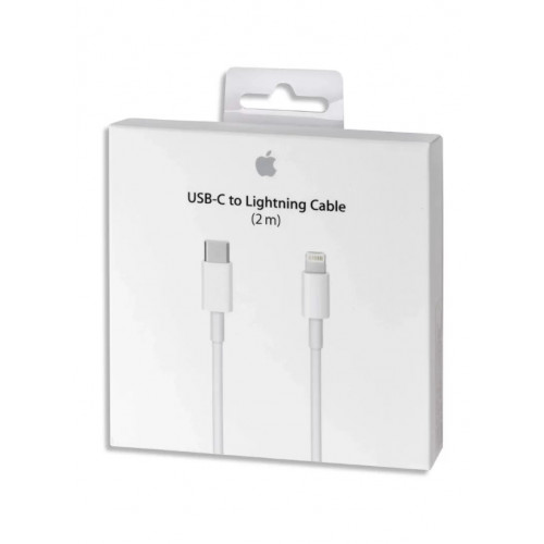 كيبل شاحن ايفون لايتنينج الى تايب سي 2 متر من ابل ابيض كيبل شاحن ايفون لايتنينج الى تايب سي 2 متر من ابل ابيض