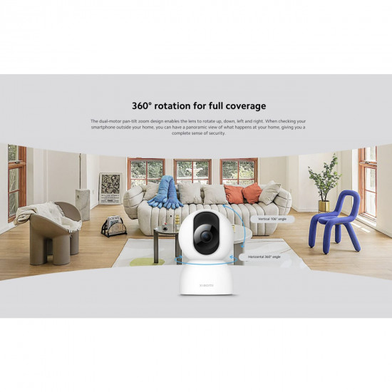 كاميرا شاومي الذكية مراقبة المنزل عن بعد Wifi C400