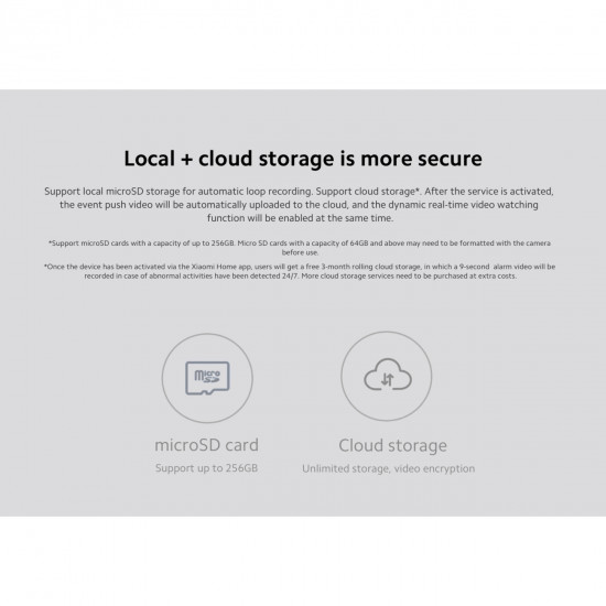 كاميرا شاومي الذكية مراقبة المنزل عن بعد Wifi C400