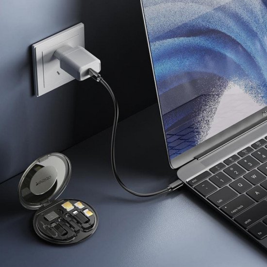 MULTIFUNCTION - صندوق تخزين متعدد الوظائف 6 في 1للهاتف المحمول من yesido موديل CA118 MULTIFUNCTION - صندوق تخزين متعدد الوظائف 6 في 1للهاتف المحمول من yesido موديل CA118