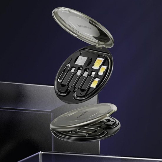 MULTIFUNCTION - صندوق تخزين متعدد الوظائف 6 في 1للهاتف المحمول من yesido موديل CA118 MULTIFUNCTION - صندوق تخزين متعدد الوظائف 6 في 1للهاتف المحمول من yesido موديل CA118