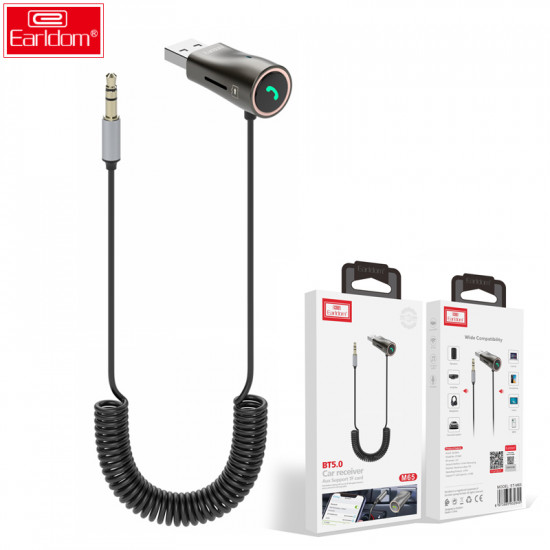Bluetooth audio receiver Earldom ET-M65, 3.5mm, Micro SD