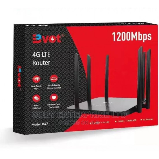 راوتر BVOT 4G LTE ROUTER MODEL:B47 1200Mbps