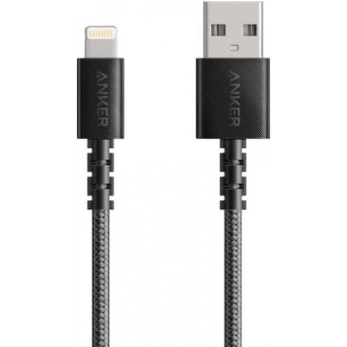 كيبل يو اس بي - آيفون Anker PowerLine Select+ USB Cable with Lightning connector 6ft- A8013H12-Black