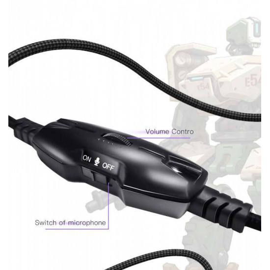 سماعة العاب سلكية EK01 من شركة YESIDO