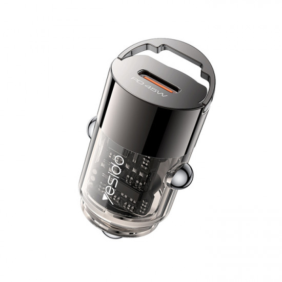 شاحن سيارة صغير مخفي من Yesido Y67 بقوة 45 وات للشحن السريع