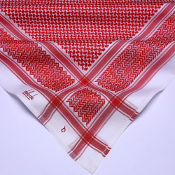 شماغ ديليكات كلاسك 24 لون احمر دم الغزال شماغ ديليكات كلاسك 24 لون احمر دم الغزال