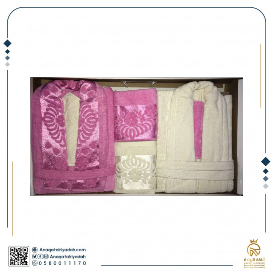 طقم مناشف واروب رجاليه ونسائية جديدة 002