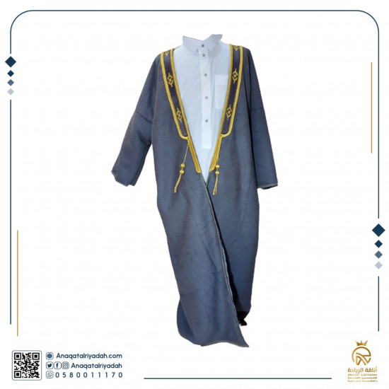 بشت شتوي جوخ فرو نقشة عريفي