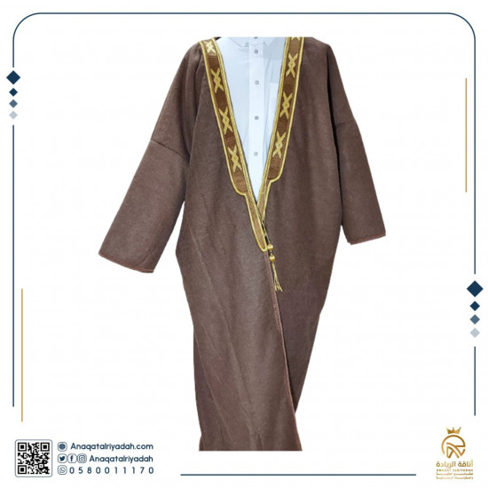 بشت شتوي جوخ فرو نقشة عريفي