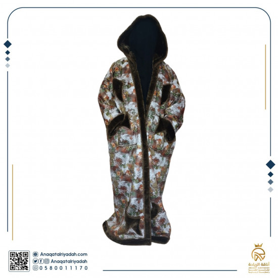 بالطو فرو شتوي نسائي مزخرف