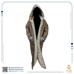 بالطو فرو شتوي نسائي مزخرف بنقش فرزاتشي بالطو فرو شتوي نسائي مزخرف بنقش فرزاتشي