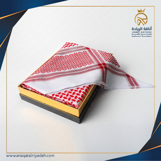 شماغ بروجيه أحمر002