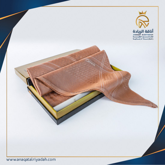  شماغ جنيفا بني  shemagh brwn GENEVA 