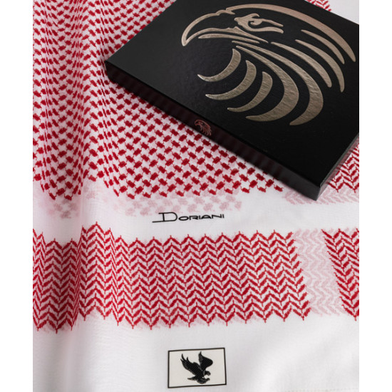 SD0R3شماغ دورياني ايطالي shemagh doriani red