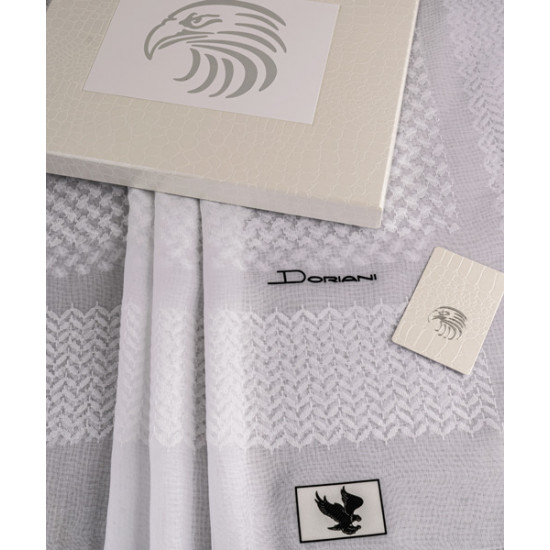 شماغ دورياني ابيض ايطالي SD0W3. 