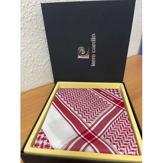 شماغ بيركاردن أحمر PIERRE CARDIN  pcl - Gr 