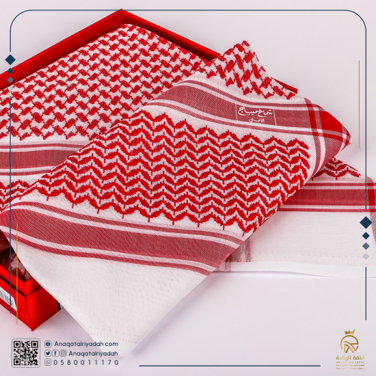 شماغ ميباج رجالي أحمرغامق MBG-m-d-r-the