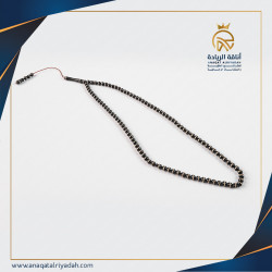 سبحة خسب كوك مطعم بالفضة