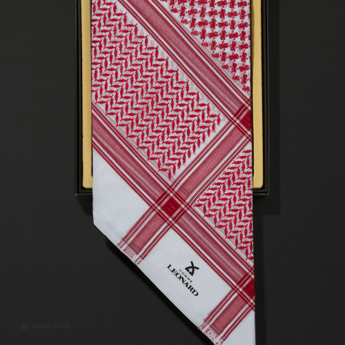 شماغ ليونارد مودرن أحمر LX