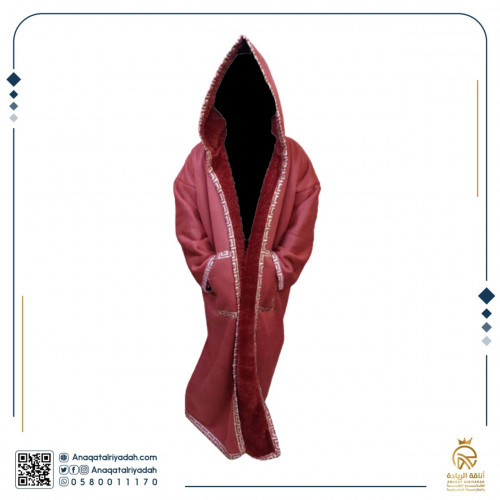 بالطو فرو شتوي نسائي  مزخرف بنقش فرزاتشي