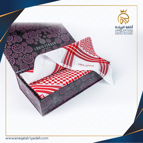 شماغ لويس فيراود  Louis Feraud shemagh شماغ احم003shemagh 