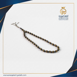 سبحة خشب كوك مطعم معدن نحاس